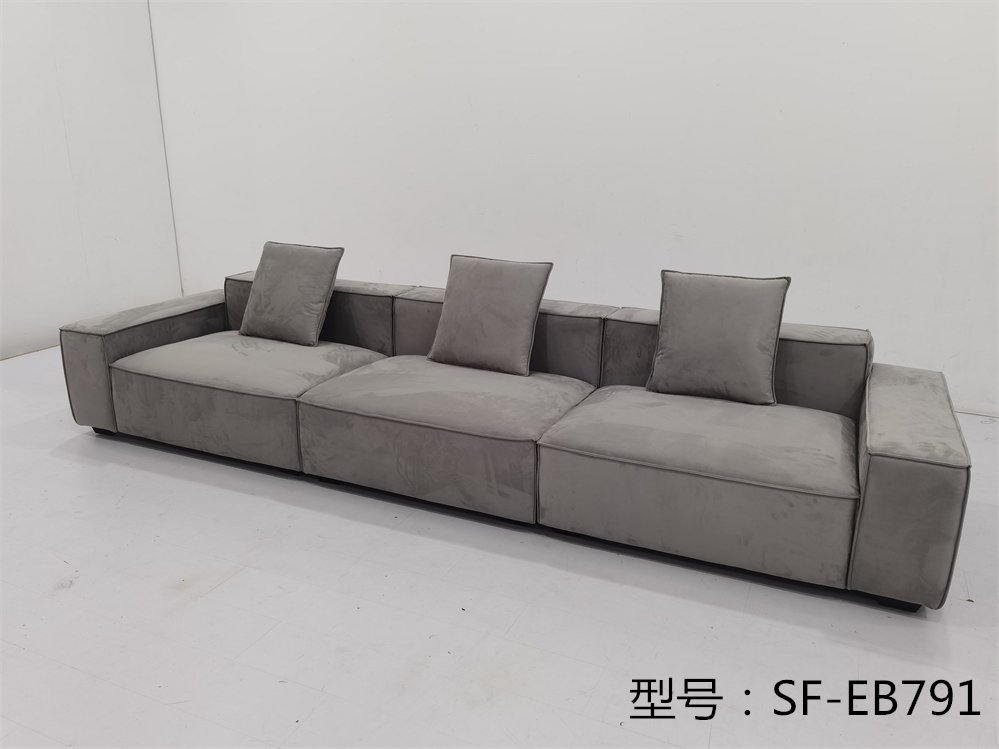 SF-EB791 布沙发  （豆腐块）