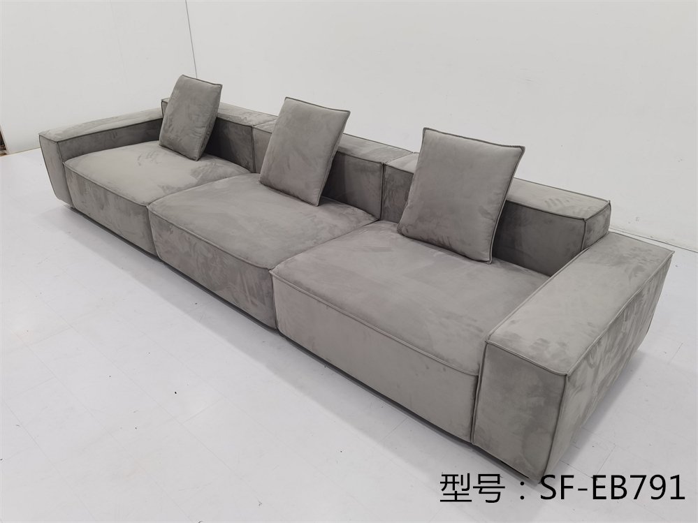 SF-EB791 布沙发  （豆腐块）